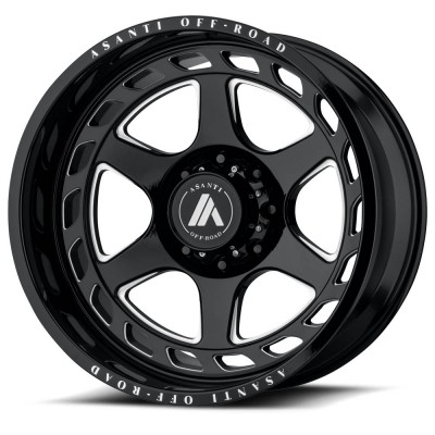 Asanti Off Road AB816 ANVIL Gloss Black Milled Wheel 20" x 9" | Ford F-150 2021-2023