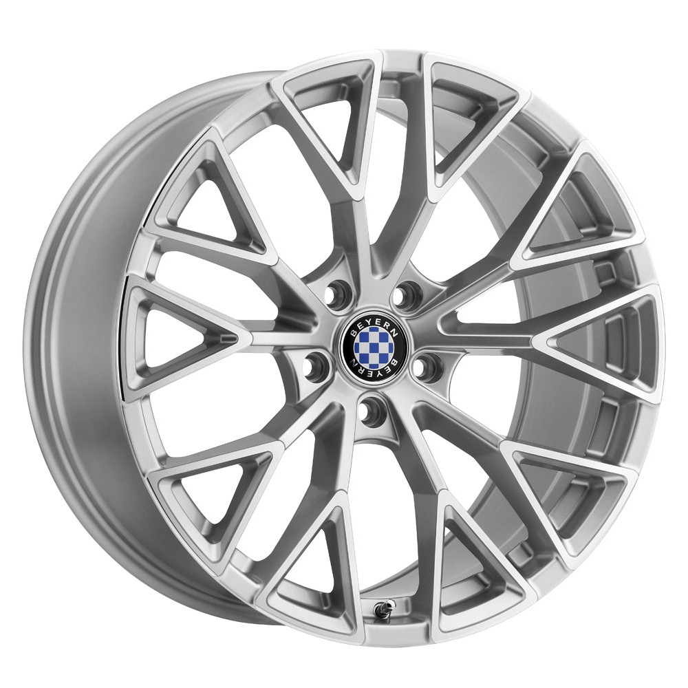 Beyern Antler Silver With Mirror Cut Face Wheel 19" x 8.5" | Chevrolet Camaro 2016-2023
