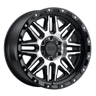 Black Rhino Alamo Gloss Black With Machined Face And Stainless Bolts Wheel (20