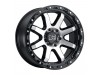 Black Rhino Coyote Gloss Black With Machined Face And Stainless Bolts Wheel (18
