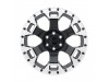 Black Rhino Gauntlet Gloss Black With Mirror Machined Ring Wheel (18