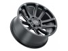 Black Rhino Highland Matte Black With Milled Spokes Wheel 20" x 9.5" | Chevrolet Silverado 1500 2019-2022