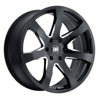 Black Rhino Mozambique Gloss Black And Milled Wheel 20" x 8.5" | Chevrolet Camaro 2016-2023