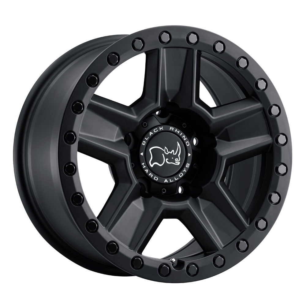 Black Rhino Ravine Matte Black Wheel 20" x 9" | Jeep Wrangler 2018-2023