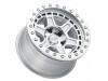 Black Rhino Reno Beadlock Silver With Mirror Face And Silver Bolts Wheel 17" x 8.5" | Ford F-150 2021-2023