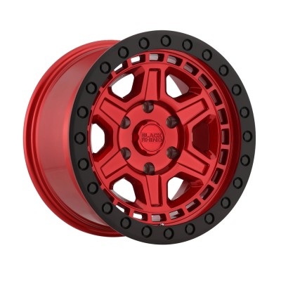 Black Rhino Reno Candy Red With Black Ring And Bolts Wheel (17