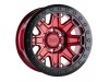 Black Rhino Rift Beadlock Candy Red With Black Ring Wheel 17" x 8.5" | Ford F-150 2021-2023