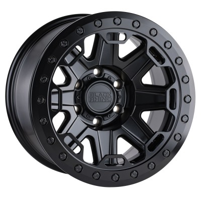 Black Rhino Rift Beadlock Matte Black Wheel 17" x 8.5" | Ford F-150 2021-2023