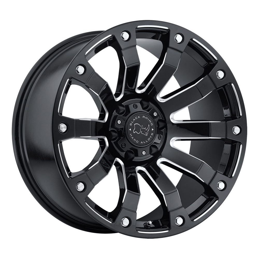 Black Rhino Selkirk Gloss Black Milled Wheel 18" x 9" | Ford F-150 2021-2023