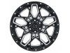 Black Rhino Shrapnel Gloss Black With Milled Spokes Wheel (20