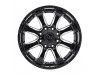 Black Rhino Sierra Gloss Black With Milled Spokes Wheel 20" x 9" | RAM 1500 (6-Lug) 2019-2023