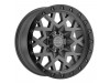 Black Rhino Sprocket Matte Gunmetal With Black Ring Wheel (17