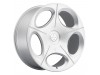 Blaque Diamond BD-77 Silver with Brush Face Wheel (22" x 10.5", +30 Offset, Blank Bolt Pattern, 66.60 mm Hub) vzn118074