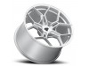 Blaque Diamond BD-F25 Silver with Brush Face Wheel (20" x 12", +10 Offset, Blank Bolt Pattern, 66.60 mm Hub) vzn118150