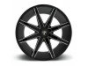 DUB S109 PUSH GLOSS BLACK MILLED Wheel (22