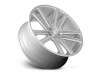 DUB S257 FLEX Gloss Silver Brushed Face Wheel (26