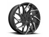 DUB S259 G.O.A.T. Gloss Black With Machined Spokes Wheel 20" x 9" | Jeep Wrangler 2018-2023