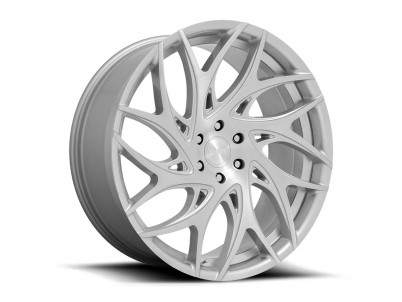 DUB S261 G.O.A.T. Silver Brushed Face Wheel 20" x 9" | Jeep Wrangler 2018-2023