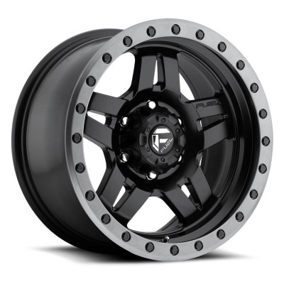 Fuel 1PC D557 Anza Matte Black Gun Metal Ring Wheel 18" x 9" | Ford F-150 2021-2023