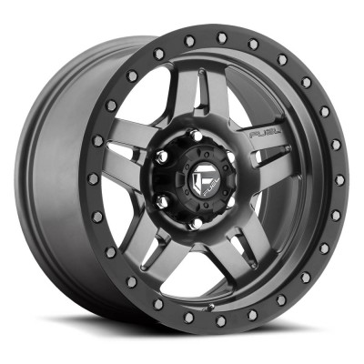 Fuel 1PC D558 Anza Matte Gun Metal Black Bead Ring Wheel 20" x 9" | Chevrolet Tahoe 2021-2023