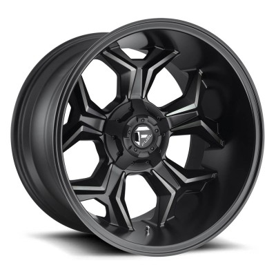 Fuel 1PC D605 Avenger Matte Black Double Dark Tint Wheel 20" x 9" | Chevrolet Tahoe 2021-2023