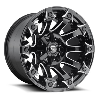 Fuel 1PC D578 Battle Axe Gloss Black Milled Wheel 20" x 9" | Chevrolet Tahoe 2021-2023