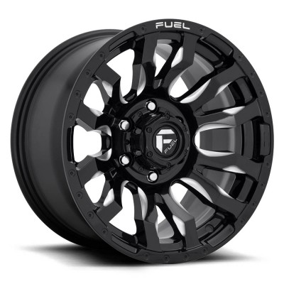 Fuel 1PC D673 Blitz Gloss Black Milled Wheel 17" x 9" | Ford F-150 2021-2023