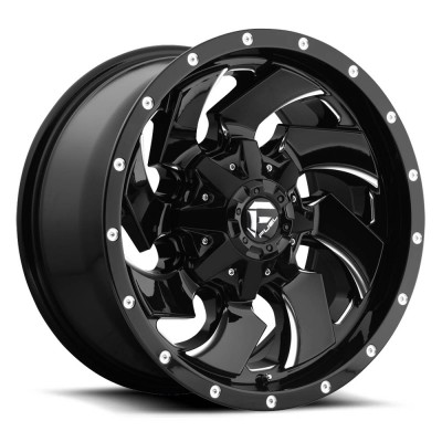 Fuel 1PC D574 Cleaver Gloss Black Milled Wheel (20
