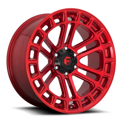 Fuel 1PC D719 HEATER Candy Red Machined Wheel 18" x 9" | Ford F-150 2021-2023