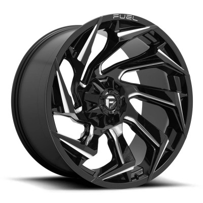 Fuel 1PC D753 REACTION Gloss Black Milled Wheel 20" x 9" | Chevrolet Tahoe 2021-2023