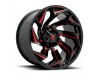 Fuel 1PC D755 REACTION Gloss Black Milled With Red Tint Wheel 20" x 9" | RAM 1500 (6-Lug) 2019-2023