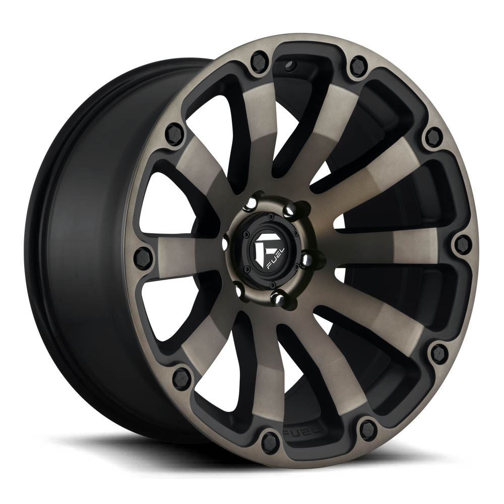 Fuel 1PC D636 Diesel Matte Black Double Dark Tint Wheel 20" x 9" | Chevrolet Tahoe 2021-2023