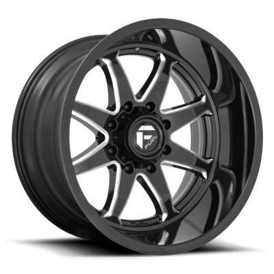 Fuel 1PC D749 HAMMER Gloss Black Milled Wheel 20" x 9" | Ford F-150 2021-2023