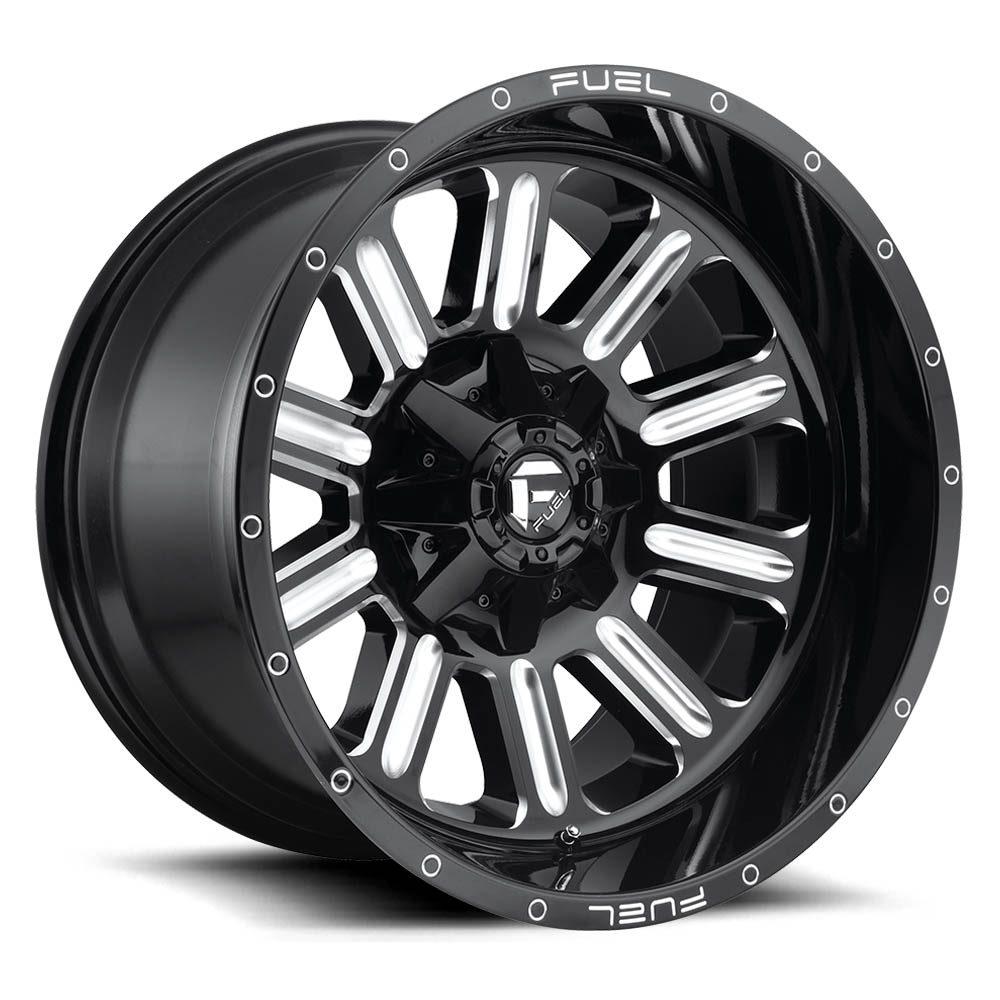 Fuel 1PC D620 Hardline Gloss Black Milled Wheel 20" x 9" | Chevrolet Tahoe 2021-2023