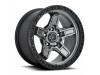 Fuel 1PC D698 Kicker Matte Gun Metal Black Bead Ring Wheel 18" x 9" | Ford F-150 2021-2023