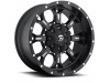 Fuel 1PC D517 Krank Matte Black Milled Wheel (17