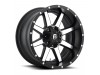 Fuel 1PC D537 Maverick Matte Black Machined Wheel (20