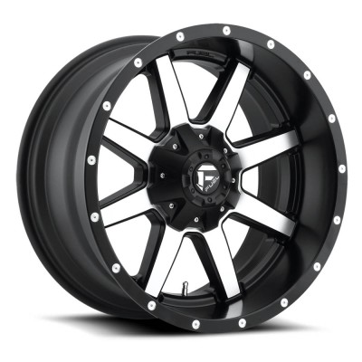 Fuel 1PC D537 Maverick Matte Black Machined Wheel 20" x 9" | GMC Sierra 1500 2019-2022