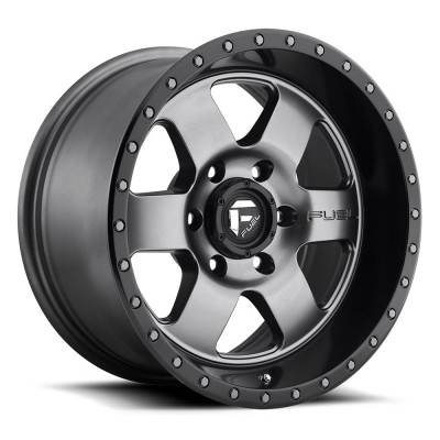 Fuel 1PC D619 Podium Matte Gun Metal Black Bead Ring Wheel 18" x 9" | Ford F-150 2021-2023