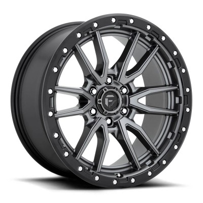 Fuel 1PC D680 Rebel Matte Gun Metal Black Bead Ring Wheel 20" x 9" | Chevrolet Tahoe 2021-2023