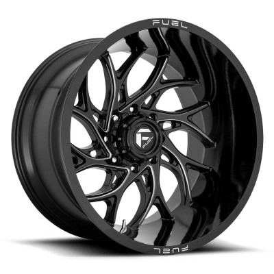 Fuel 1PC D741 RUNNER Gloss Black Milled Wheel 20" x 9" | Ford F-150 2021-2023