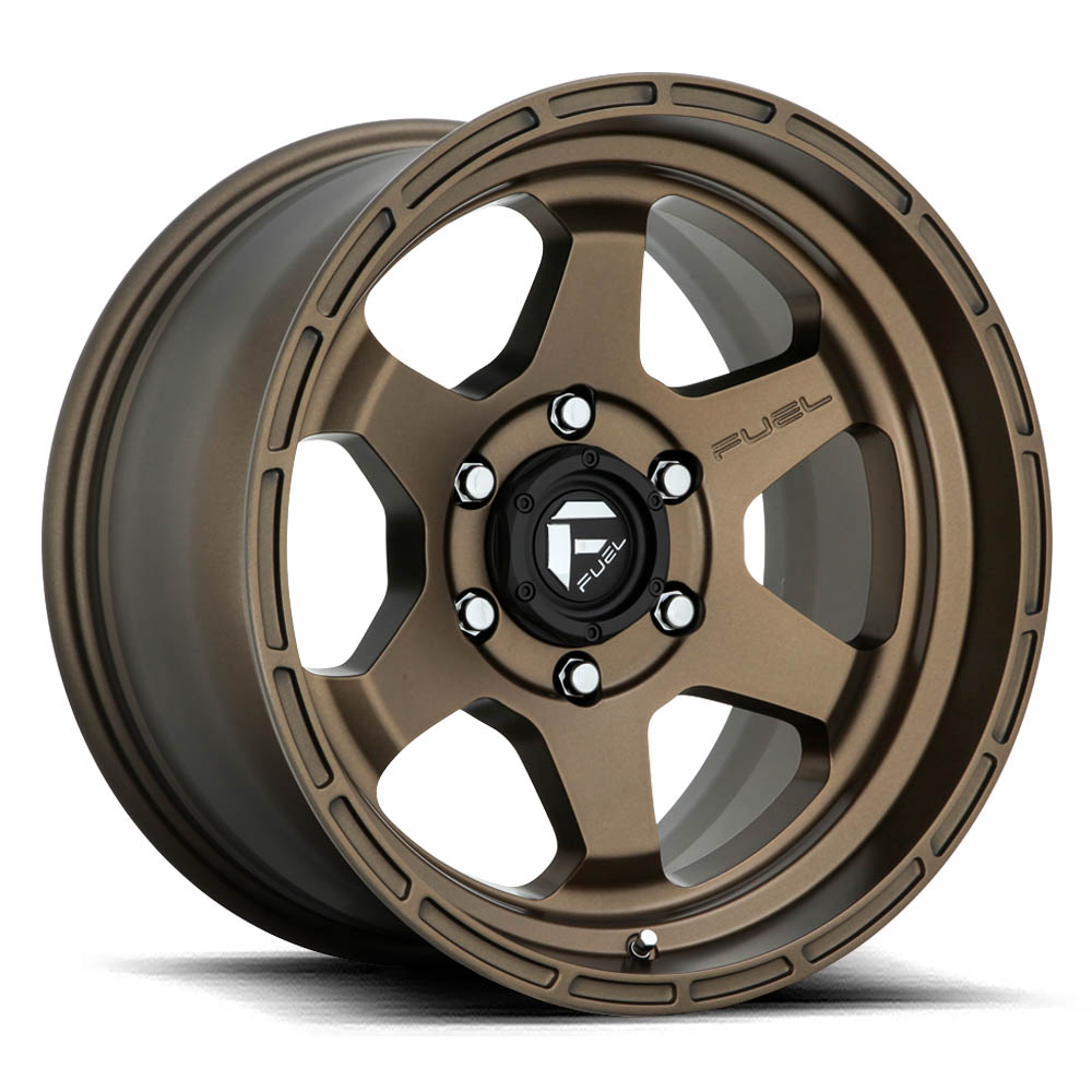 Fuel 1PC D666 Shok Matte Bronze Wheel 18" x 9" | Ford F-150 2021-2023