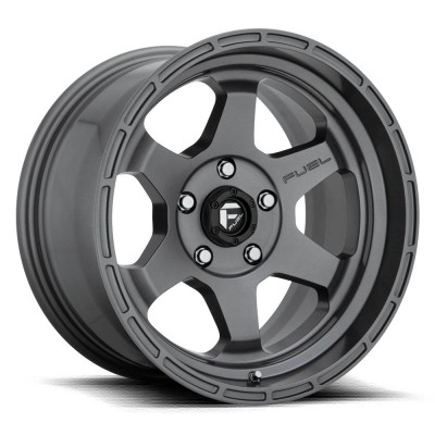 Fuel 1PC D665 Shok Matte Gun Metal Wheel 18" x 9" | Ford F-150 2021-2023