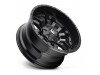 Fuel 1PC D596 Sledge Matte Black Gloss Black Lip Wheel (20
