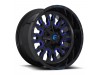 Fuel 1PC D645 Stroke Gloss Black Blue Tinted Clear Wheel (20
