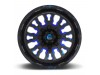 Fuel 1PC D645 Stroke Gloss Black Blue Tinted Clear Wheel 20" x 9" | RAM 1500 (6-Lug) 2019-2023
