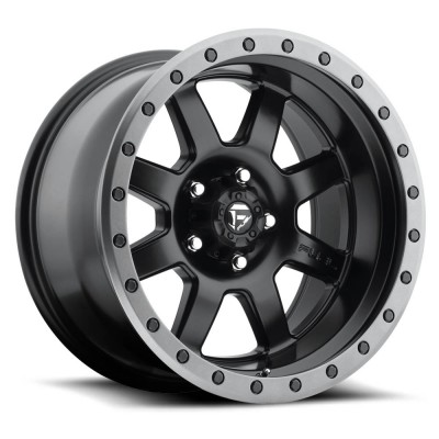 Fuel 1PC D551 Trophy Matte Black Gun Metal Ring Wheel 18" x 9" | Ford F-150 2021-2023