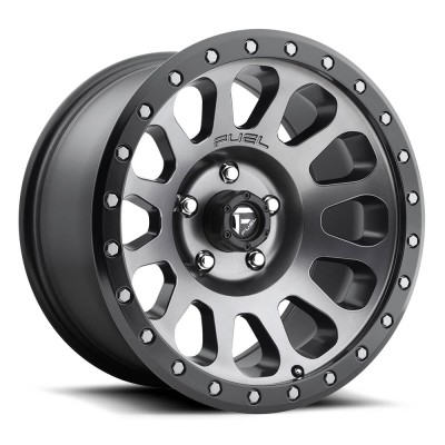 Fuel 1PC D601 Vector Matte Gun Metal Black Bead Ring Wheel 20" x 9" | Ford F-150 2021-2023