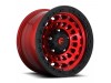 Fuel 1PC D632 Zephyr Candy Red Black Bead Ring Wheel 18" x 9" | Ford F-150 2021-2023