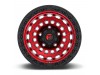Fuel 1PC D632 Zephyr Candy Red Black Bead Ring Wheel 18" x 9" | Ford F-150 2021-2023